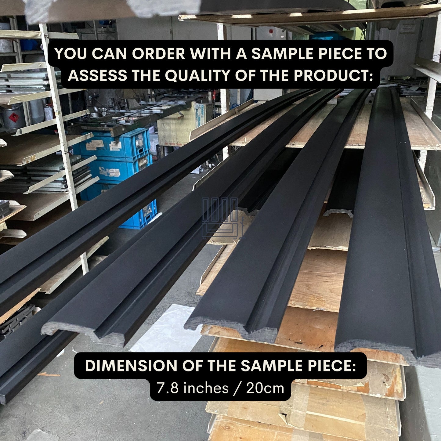 LED BASEBOARD MOLDING 4"H/10CM DURABLE POLYMER TRIM - EACH 7.8FT/2.4M